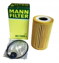 MANN Ölfilter HU7008z & Dichtungen Audi Seat Skoda VW